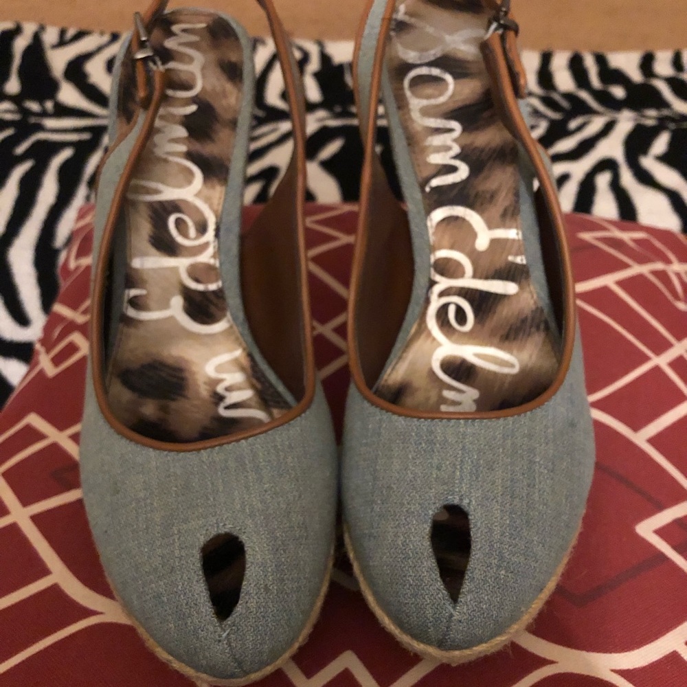Sam Edelman jean stilettos.